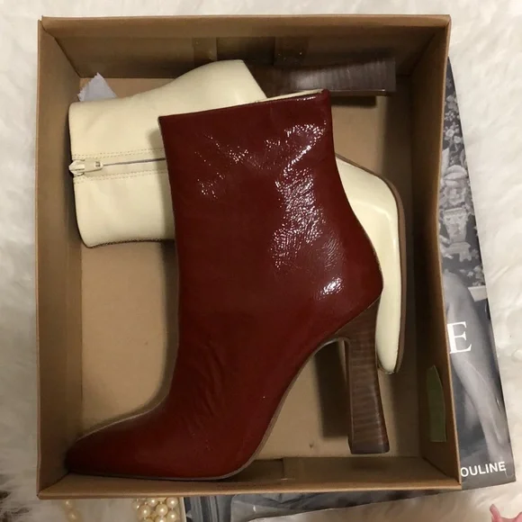 BNIB • ASOS • Two-Tone Leather Ankle Boots - Picture 8 of 15
